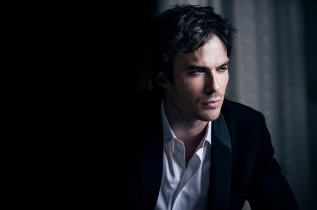 Обои картинки фото мужчины, ian somerhalder, задумчивость