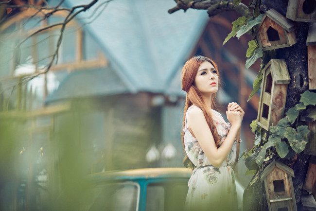 Обои картинки фото девушки, -unsort , азиатки, девушка, азиатка, лето