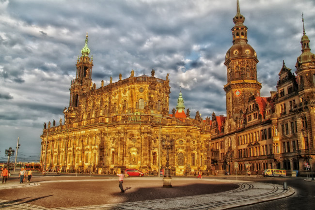 Обои картинки фото города, - католические соборы,  костелы,  аббатства, dresden, city, germany, frauenkirche, church