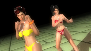 Картинка 3д+графика аниме+ anime девушки взгляд фон mila and momiji