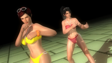 Картинка 3д+графика аниме+ anime девушки взгляд фон mila and momiji