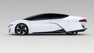 Картинка honda+fcev+concept+2013 автомобили honda 2013 concept fcev car белая