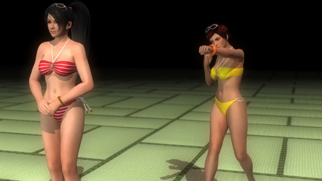 Обои картинки фото 3д графика, аниме , anime, девушки, взгляд, фон, mila, and, momiji