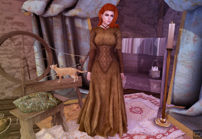 Обои картинки фото 3д графика, люди , people, девушка, взгляд, фон, рыжая