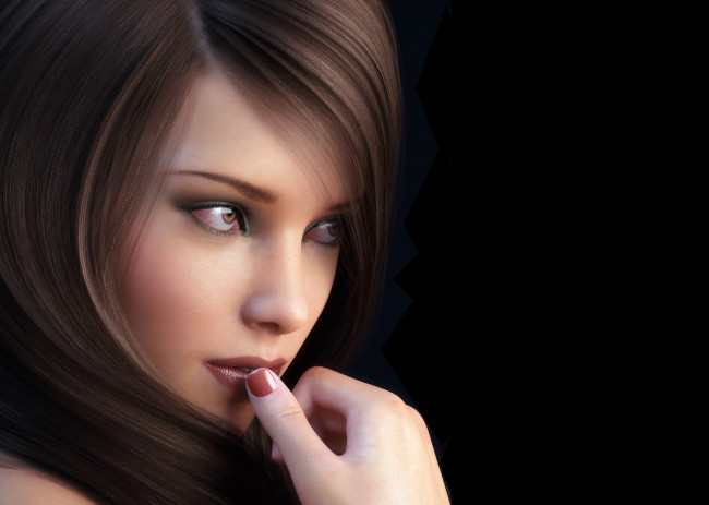 Обои картинки фото 3д графика, портрет , portraits, девушка