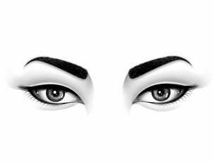 Картинка рисованное минимализм глаза