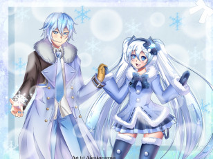 Картинка аниме vocaloid персонажи