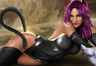 Картинка рисованное комиксы девушка взгляд фон хвост униформа