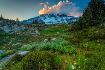 Картинка природа горы простор