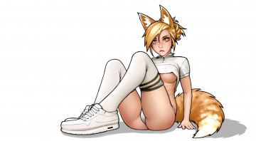 Картинка рисованное -+другое фон взгляд девушка