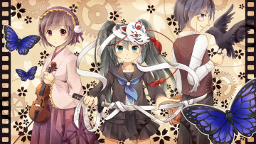 Картинка аниме vocaloid персонажи
