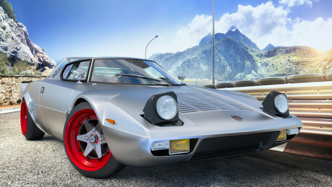 Обои картинки фото автомобили, 3д, фон, автомобиль