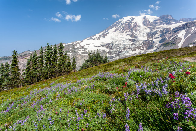 Обои картинки фото природа, горы, простор