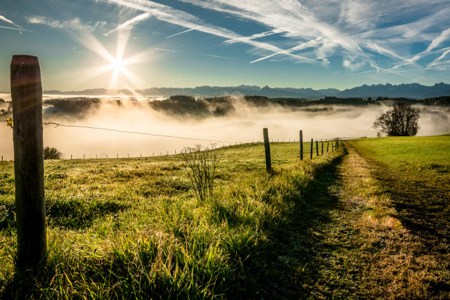 Обои картинки фото природа, восходы, закаты, рассвет