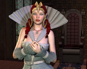 Картинка 3д+графика люди+ people фон взгляд девушка