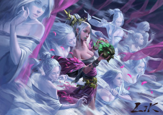 Картинка фэнтези красавицы+и+чудовища взгляд женщины жесты chin likhui