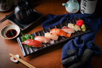 Картинка еда рыба +морепродукты +суши +роллы снедь