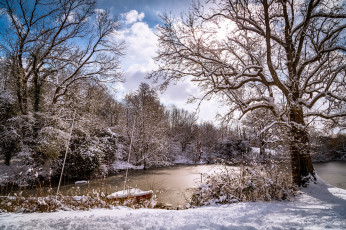 Картинка природа зима простор