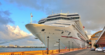 Картинка корабли лайнеры лайнер вечер корабль пристань