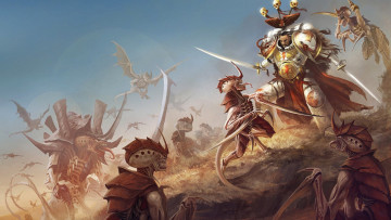Картинка фэнтези существа battle tyranids warhammer 40 000 space marines xenos white scars