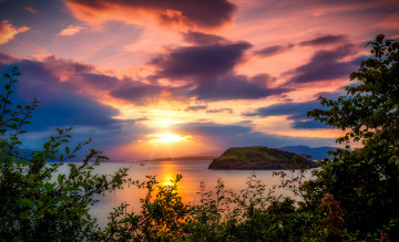 Картинка природа восходы закаты простор