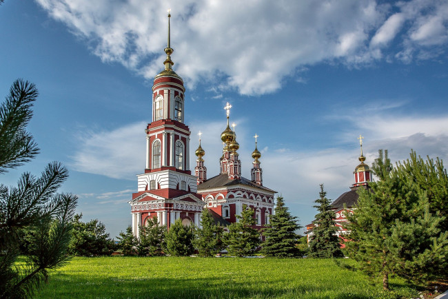 Обои картинки фото суздаль, россия, города, - православные церкви,  монастыри, православие, церковь, лето, владимирская, область