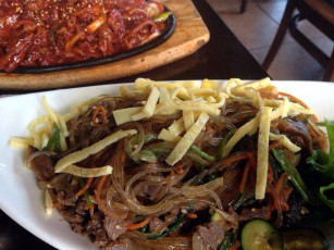 Картинка еда макаронные+блюда лапша кухня корейская