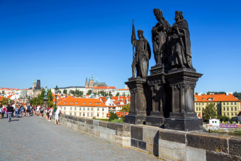 Картинка города прага+ чехия charles bridge