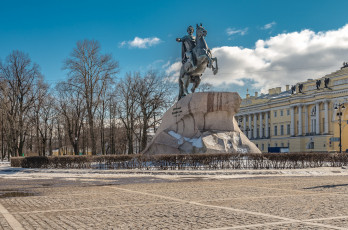 Картинка города санкт-петербург +петергоф+ россия простор