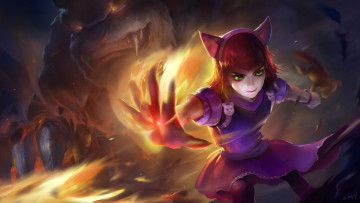 Картинка видео+игры league+of+legends ушки магия монстр мишка энни девочка