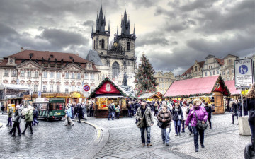 Картинка города прага+ чехия площадь