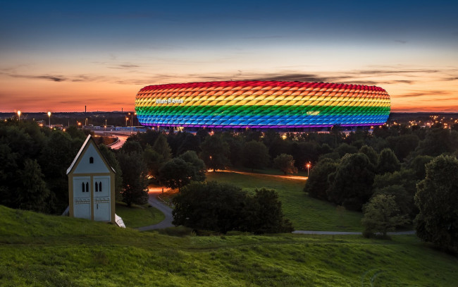 Обои картинки фото города, мюнхен , германия, стадион