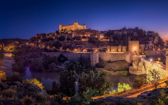 Обои картинки фото города, толедо , испания, панорама
