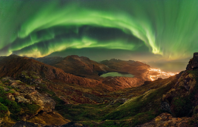 Обои картинки фото природа, северное сияние, северное, сияние
