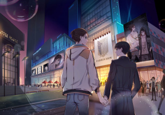 Картинка аниме shingeki+no+kyojin атака титанов