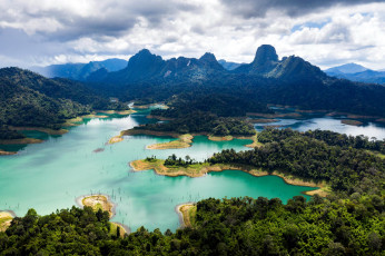 Картинка khao+sok+national+park thailand природа реки озера khao sok national park