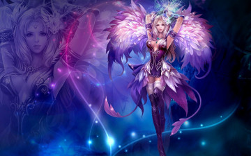 обоя видео игры, perfect world,  total war, девушка, магия