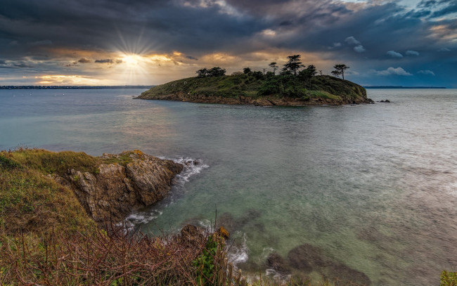 Обои картинки фото бретань, франция, природа, побережье