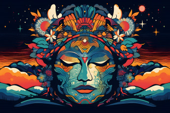 Картинка рисованное -+другое маска