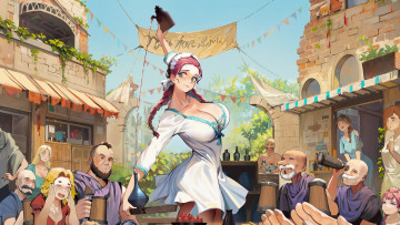 Картинка аниме unknown +другое+ красивая девушка