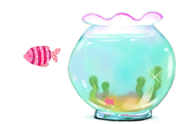 Обои картинки фото рисованное, животные,  рыбы, рыбка, аквариум