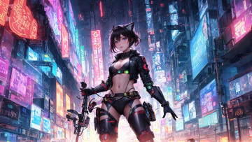 обоя аниме, город,  улицы,  интерьер,  здания, нейросети, графика, нейроарт, ai, art, нейронные, сети, рисунки, нейро, искусство, нейрографика, graphics, neuroart, neural, networks, drawings, neuro, neurography