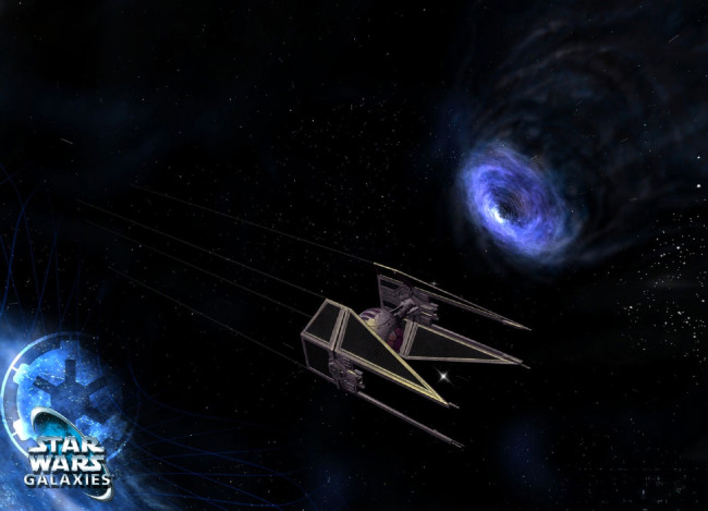 Обои картинки фото видео игры, star wars,  galaxies, космос, звезды, галактики, космический, корабль