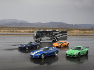 Картинка автомобили разные вместе