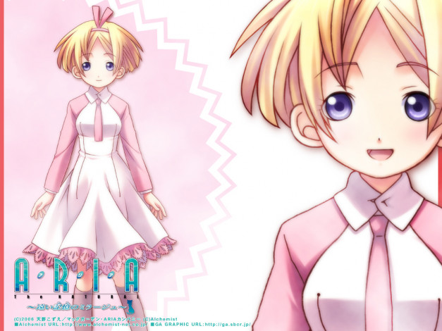 Обои картинки фото аниме, aria