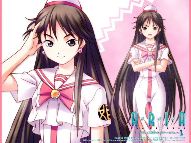 Обои картинки фото аниме, aria