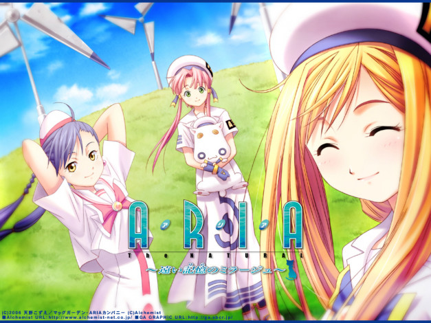 Обои картинки фото аниме, aria