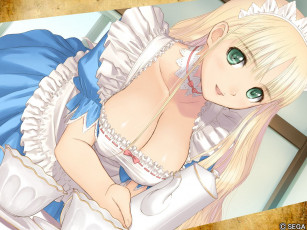 Картинка аниме shining tears wind