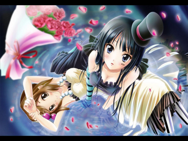 Обои картинки фото аниме, on