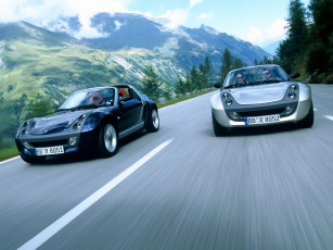 Картинка smart roadster автомобили